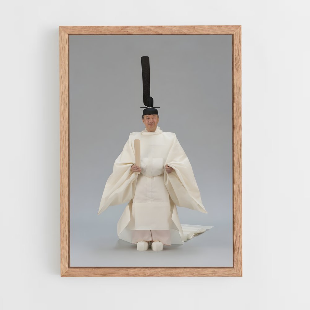 ap-emperor naruhito-6 cadre Bois clair