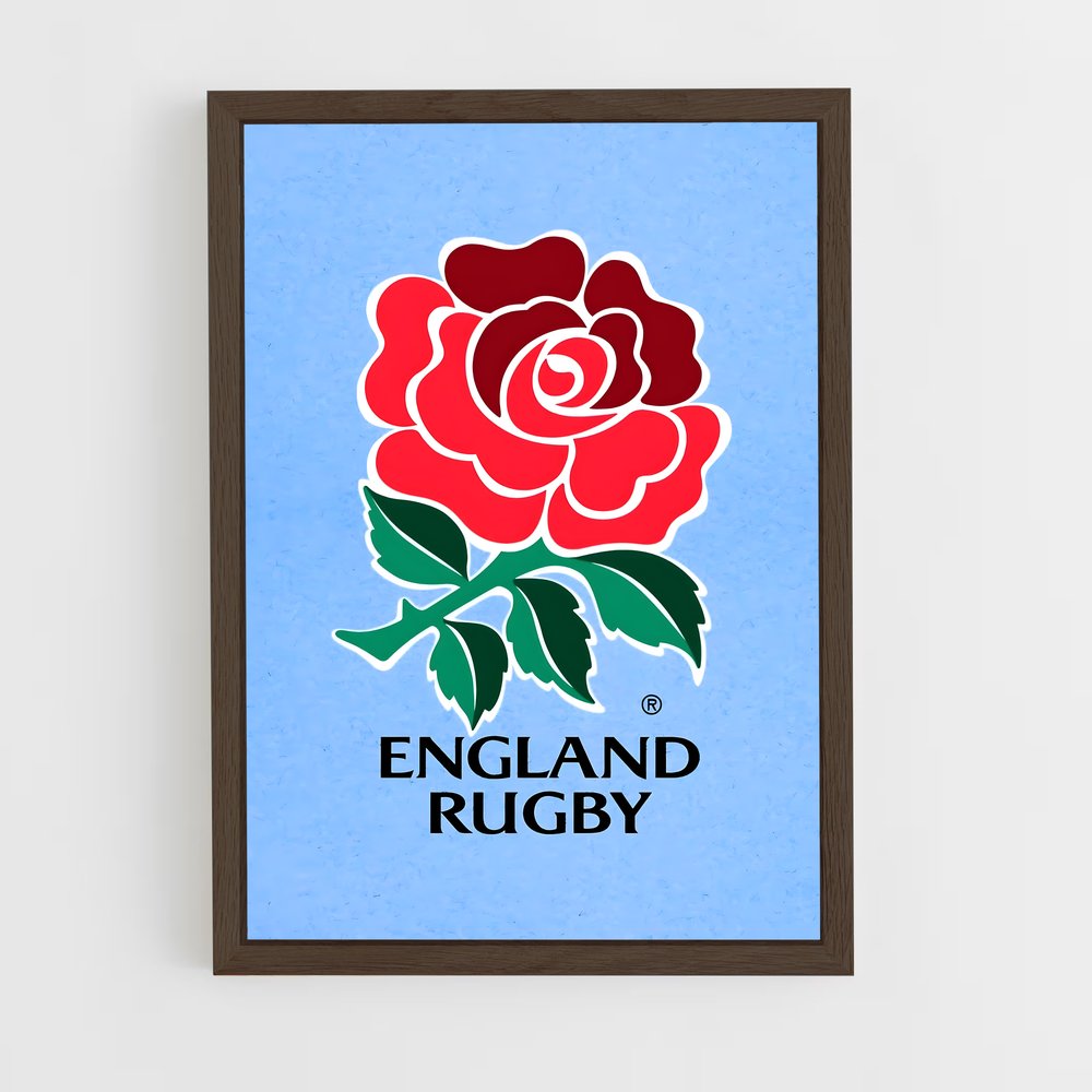 ap-england national rugby team-1 cadre Bois foncé