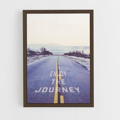 ap-enjoy the journey-2 cadre Bois foncé