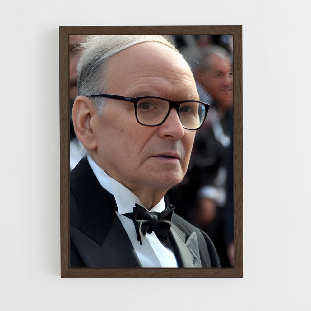 ap-ennio morricone-4 cadre Bois foncé