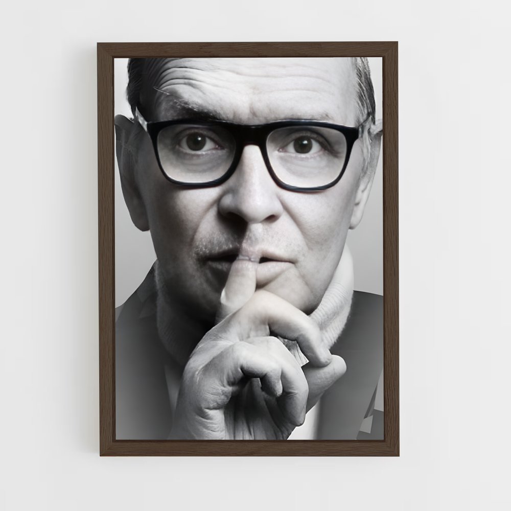 ap-ennio morricone-6 cadre Bois foncé