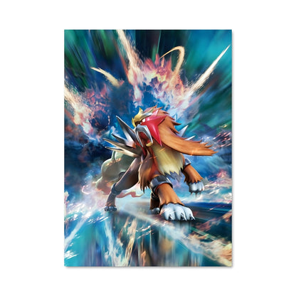 Poster Entei Légendaire