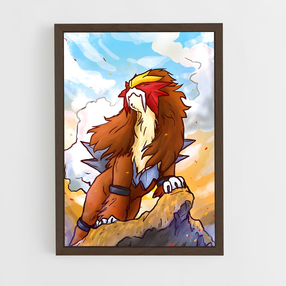 ap-entei-3 cadre Bois foncé