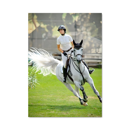 Poster Équitation Étoilée