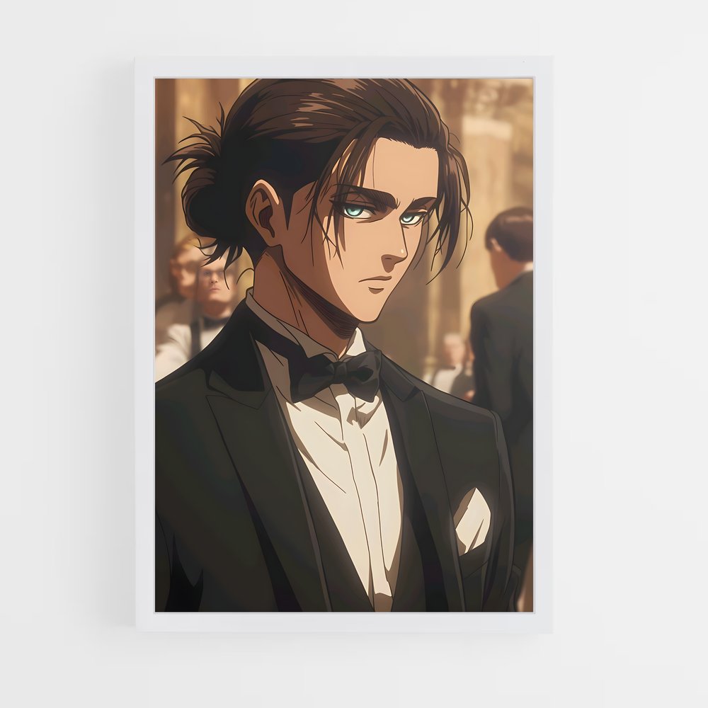 ap-eren yeager-1 cadre Blanc