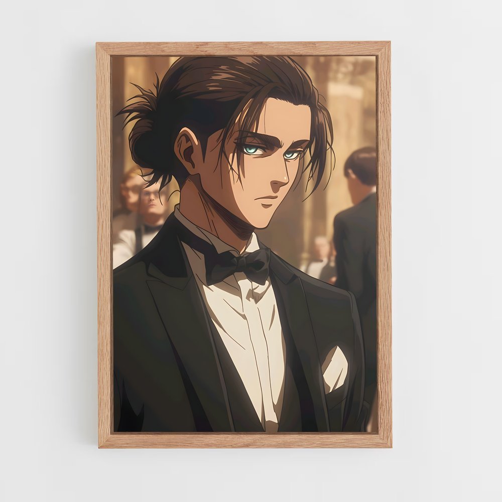 ap-eren yeager-1 cadre Bois clair