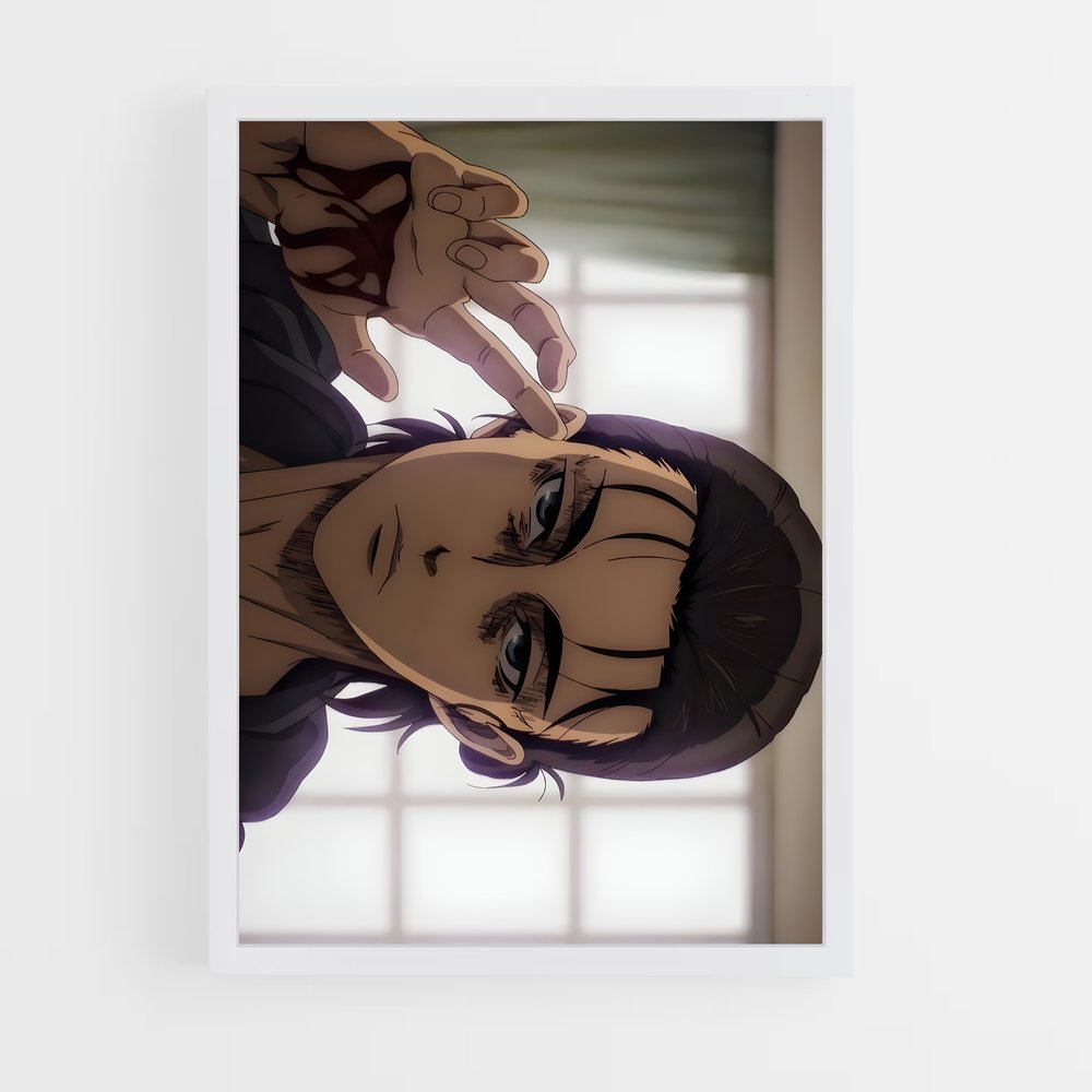 ap-eren yeager-12 cadre Blanc