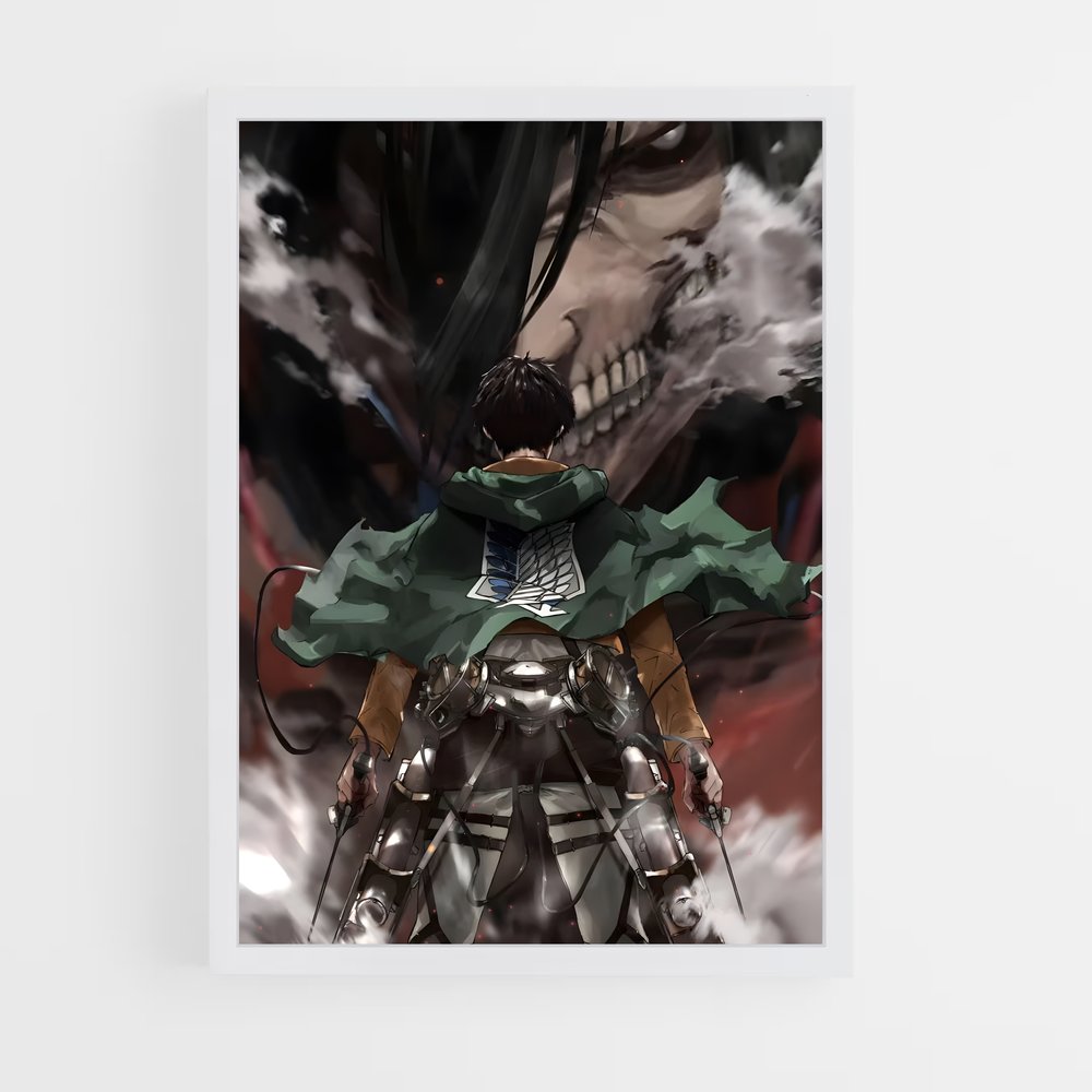 ap-eren yeager-13 cadre Blanc
