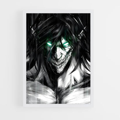 ap-eren yeager-14 cadre Blanc