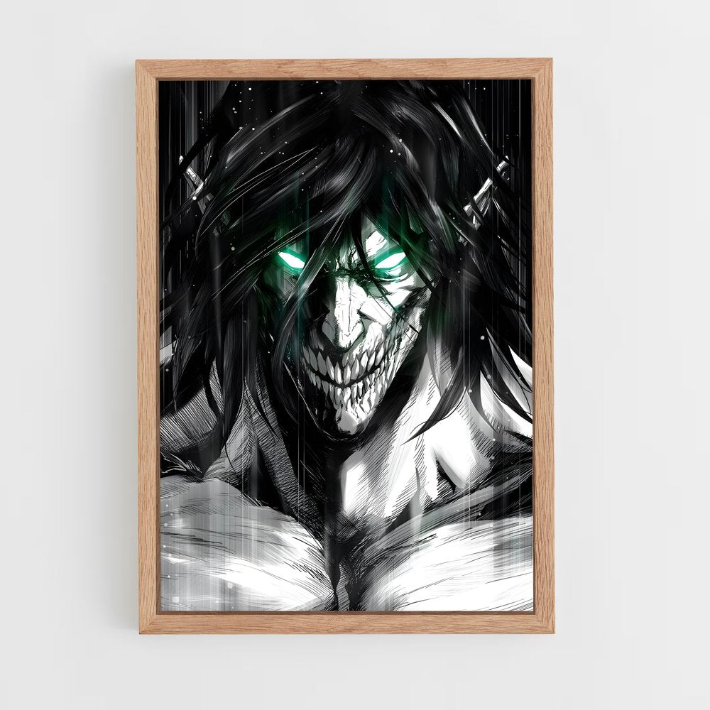 ap-eren yeager-14 cadre Bois clair