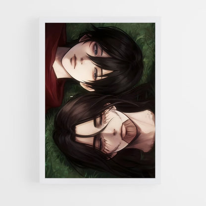 ap-eren yeager-16 cadre Blanc