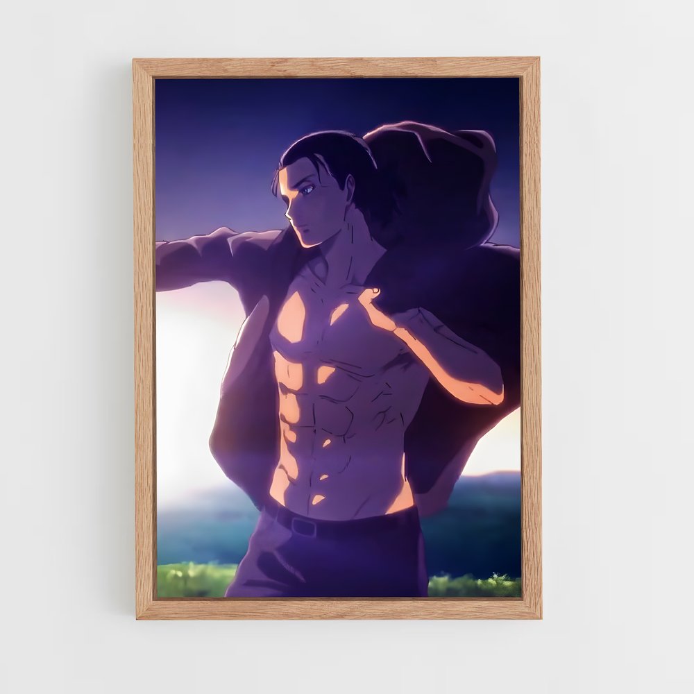 ap-eren yeager-2 cadre Bois clair