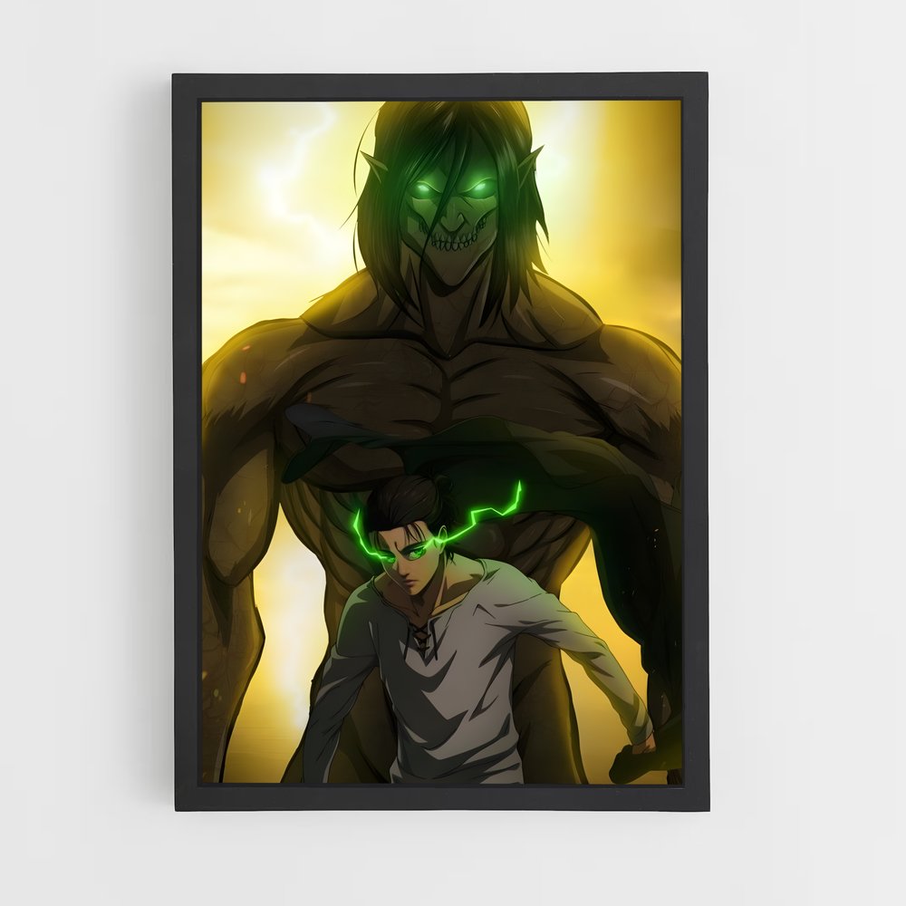 ap-eren yeager-3 cadre Noir