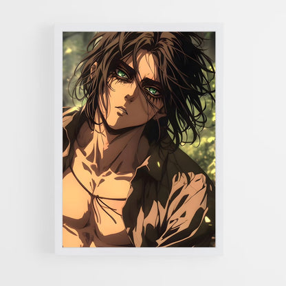 ap-eren yeager-5 cadre Blanc