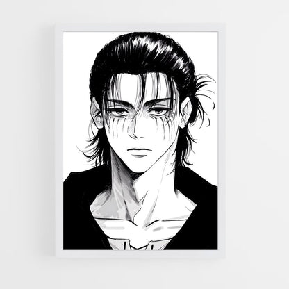ap-eren yeager-6 cadre Blanc