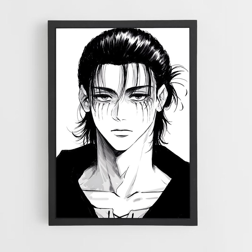 ap-eren yeager-6 cadre Noir