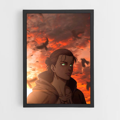 ap-eren yeager-8 cadre Noir