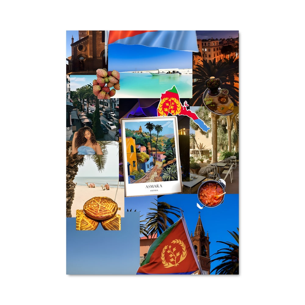 Poster Collage d'Érythrée