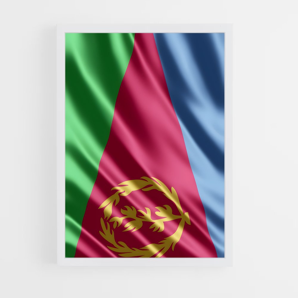 ap-eritrea flag-2 cadre Blanc