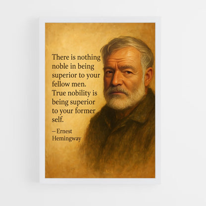 ap-ernest hemingway-1 cadre Blanc