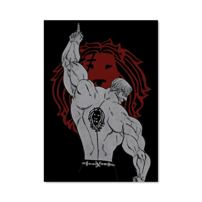 Poster Le Guerrier Éclatant