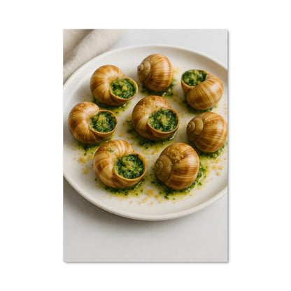 Poster Escargot Gourmet