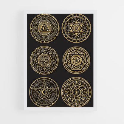 ap-esoteric symbols-3 cadre Blanc