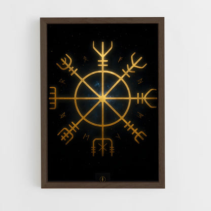 ap-esoteric symbols-6 cadre Bois foncé