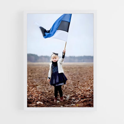ap-estonia flag-1 cadre Blanc