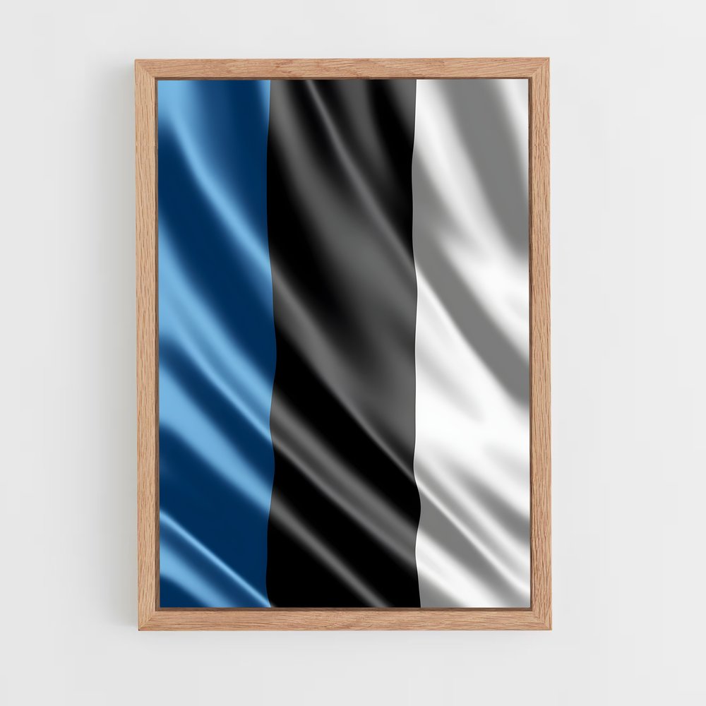 ap-estonia flag-3 cadre Bois clair