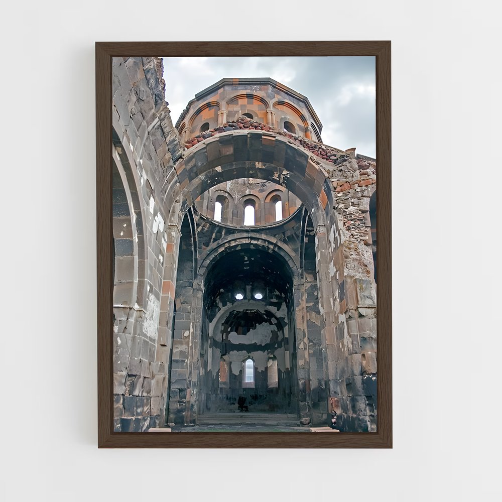 ap-etchmiadzin cathedral-5 cadre Bois foncé