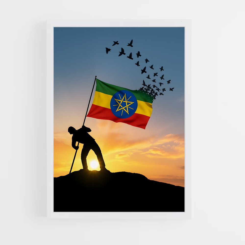 ap-ethiopia flag-1 cadre Blanc