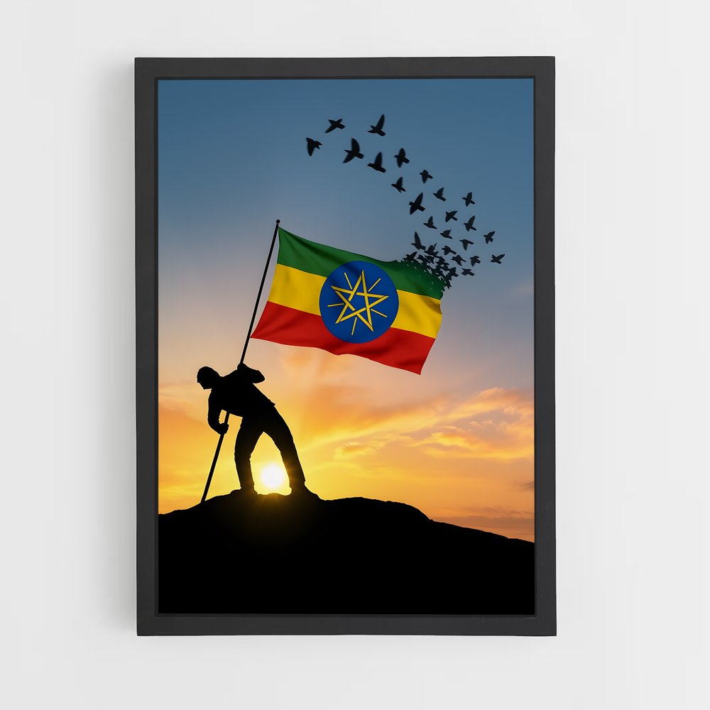 ap-ethiopia flag-1 cadre Noir