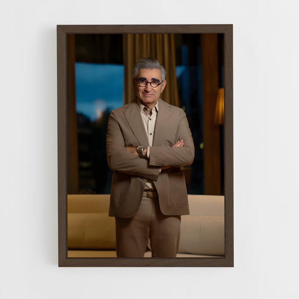 ap-eugene levy-1 cadre Bois foncé