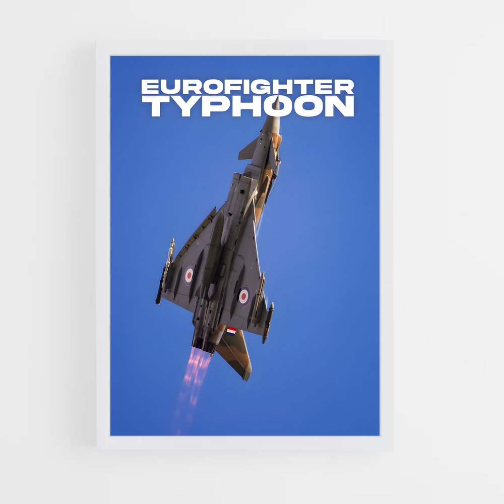 ap-eurofighter typhoon-1 cadre Blanc
