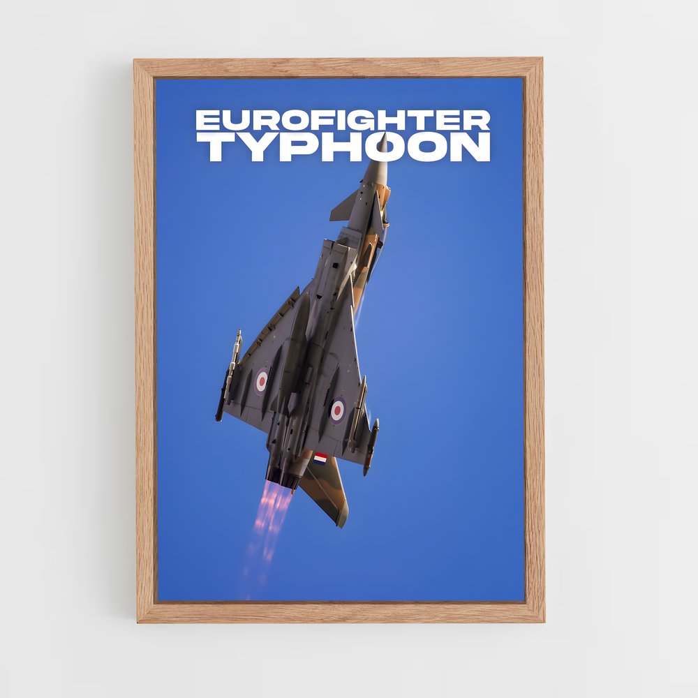 ap-eurofighter typhoon-1 cadre Bois clair
