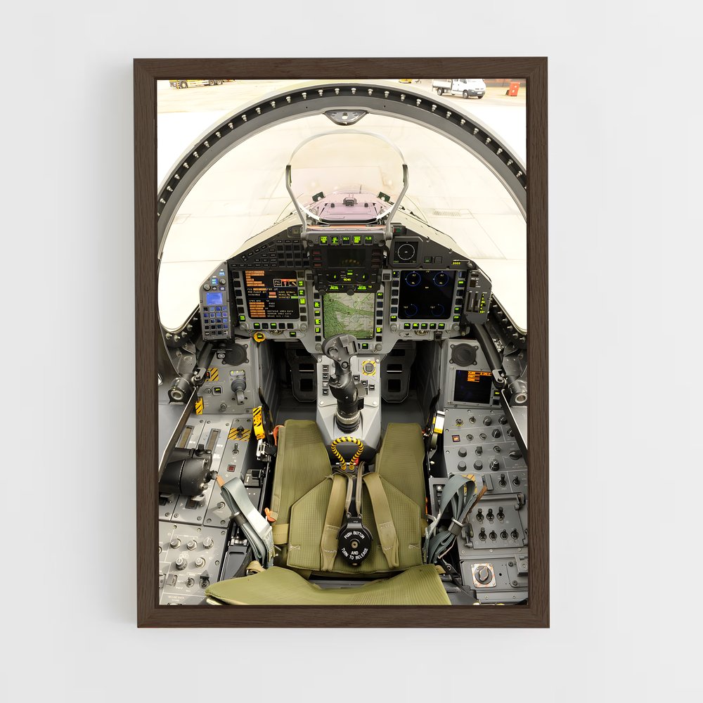 ap-eurofighter typhoon-10 cadre Bois foncé