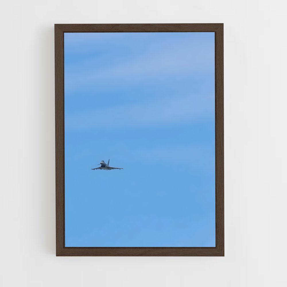 ap-eurofighter typhoon-3 cadre Bois foncé