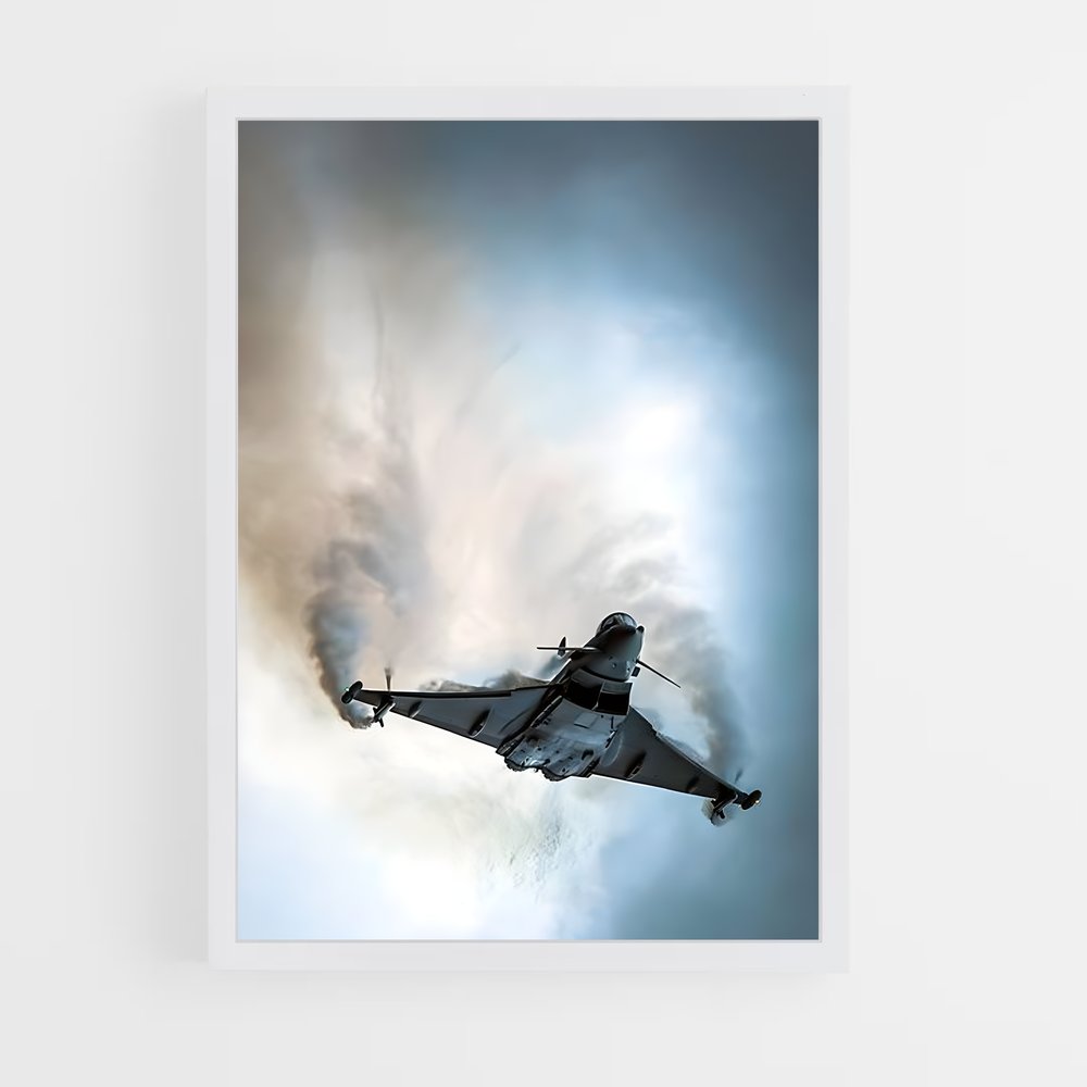 ap-eurofighter typhoon-4 cadre Blanc
