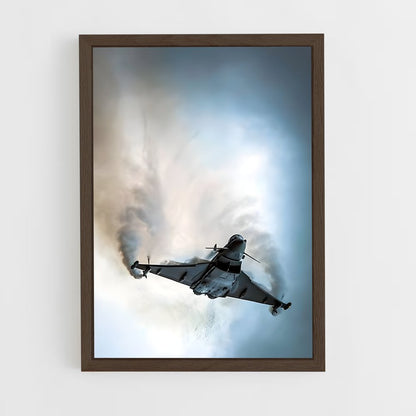 ap-eurofighter typhoon-4 cadre Bois foncé