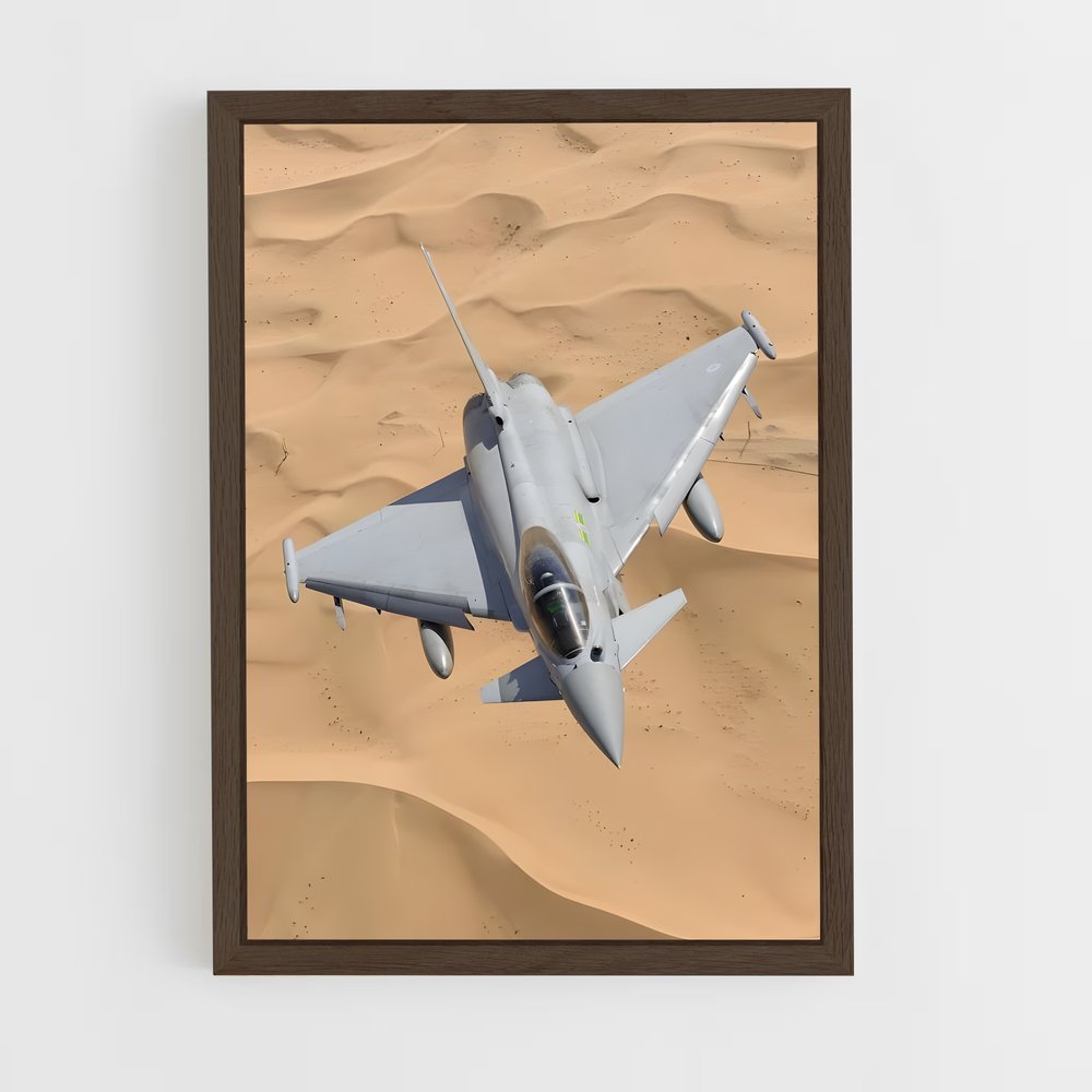 ap-eurofighter typhoon-5 cadre Bois foncé