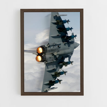 ap-eurofighter typhoon-7 cadre Bois foncé