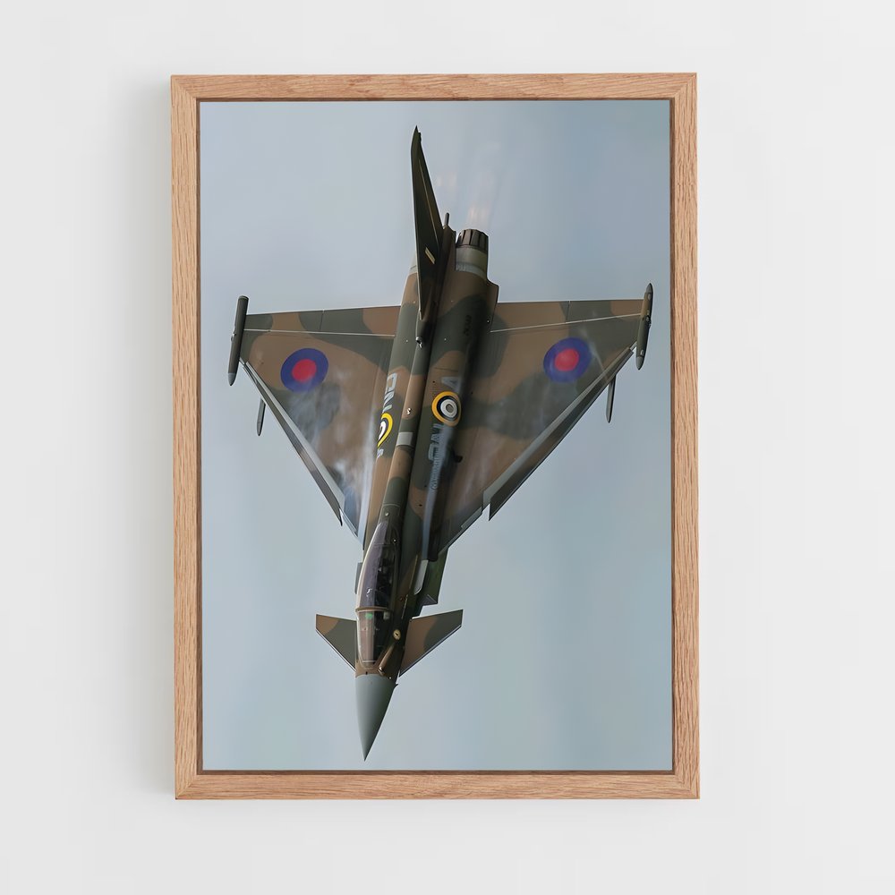 ap-eurofighter typhoon-8 cadre Bois clair