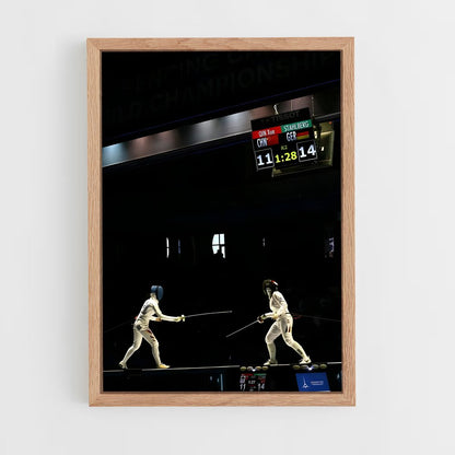 ap-european championships fencing-4 cadre Bois clair