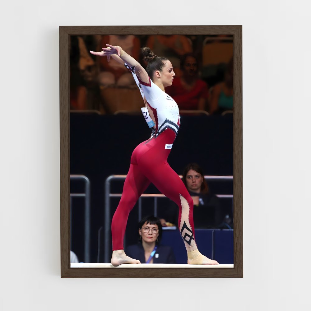 ap-european championships gymnastics-2 cadre Bois foncé