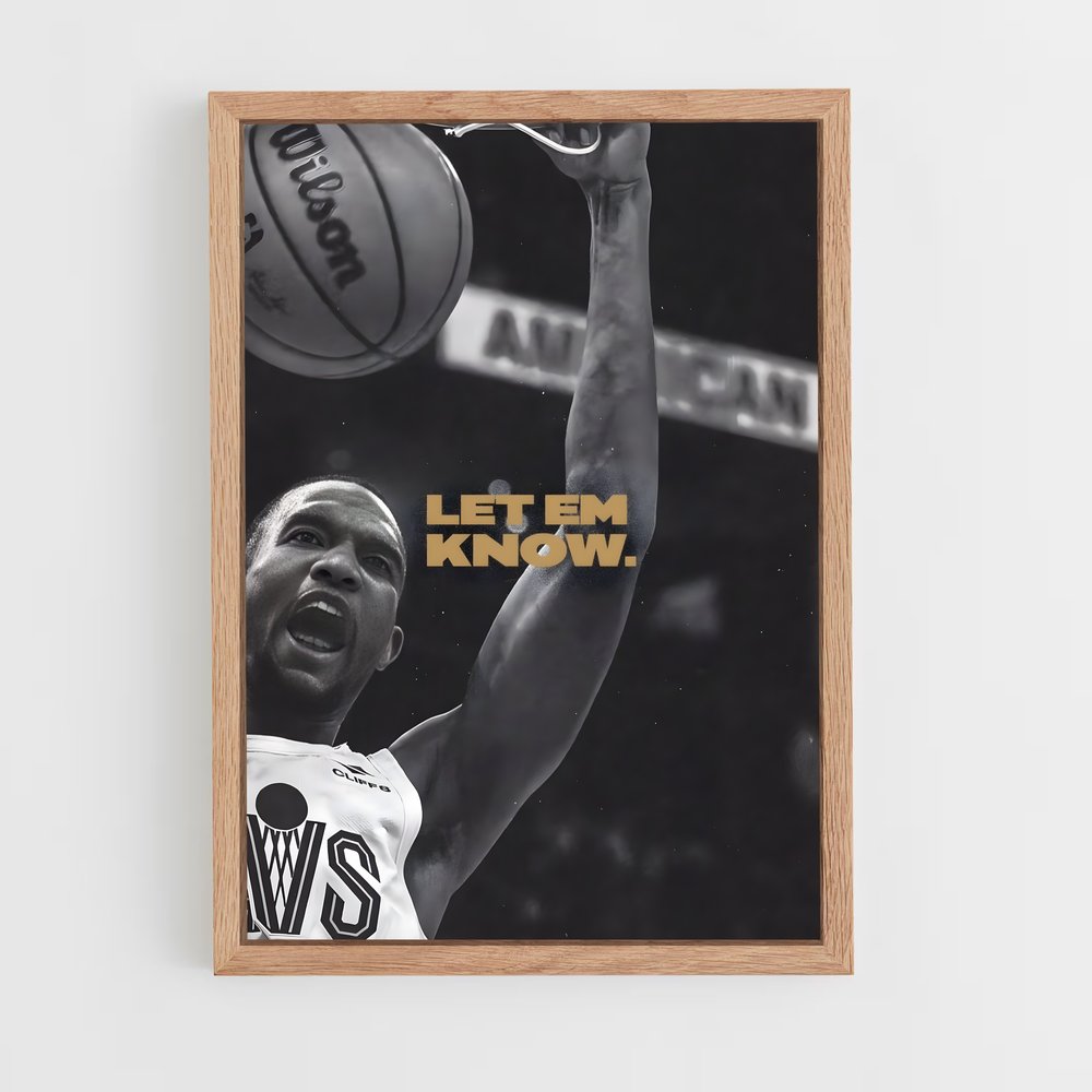 ap-evan mobley-1 cadre Bois clair