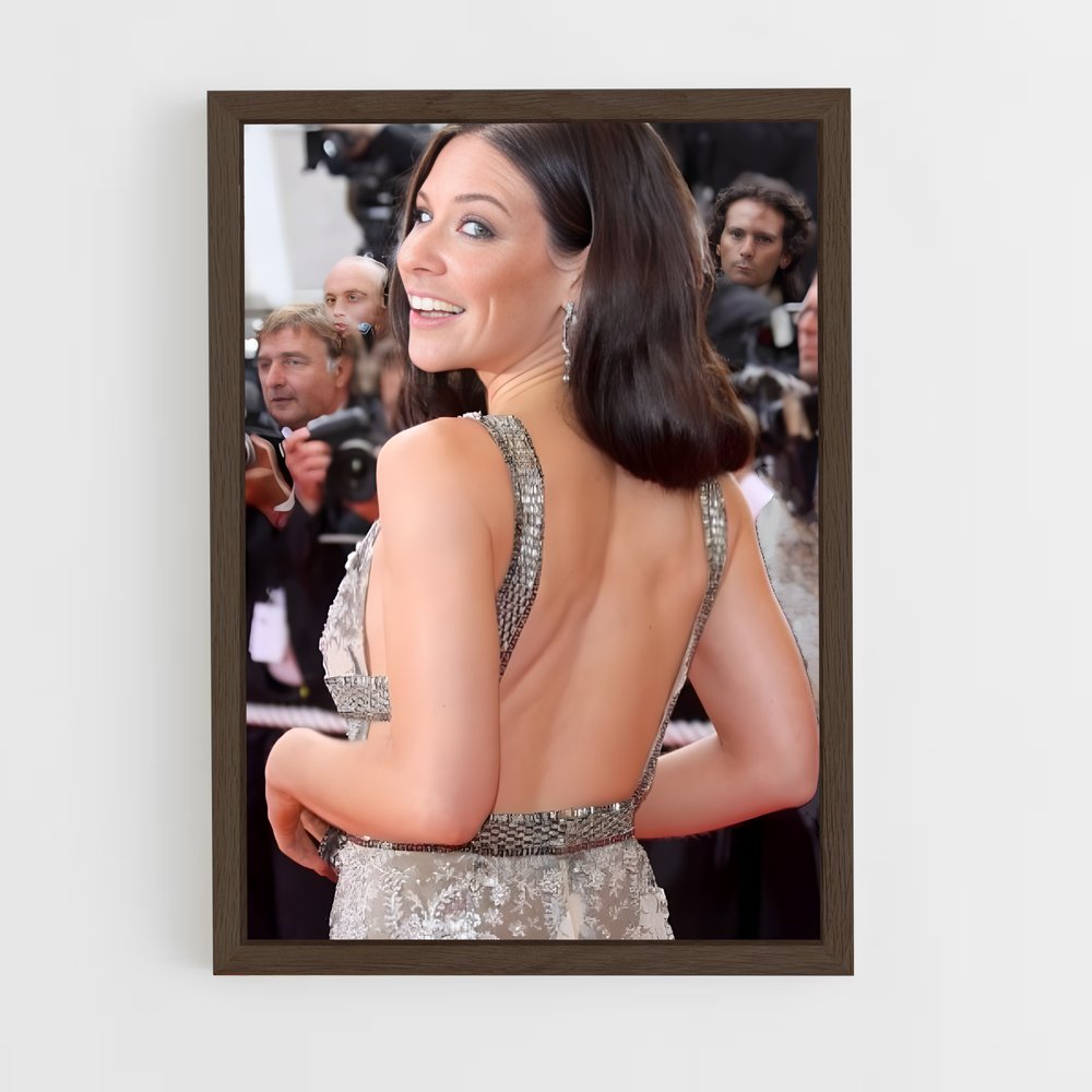 ap-evangeline lilly-11 cadre Bois foncé
