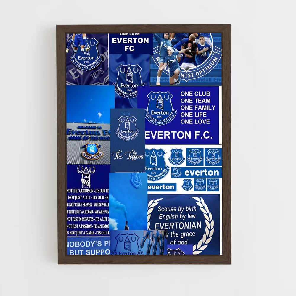 ap-everton fc-13 cadre Bois foncé