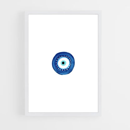 ap-evil eye-15 cadre Blanc
