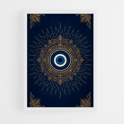 ap-evil eye-16 cadre Blanc